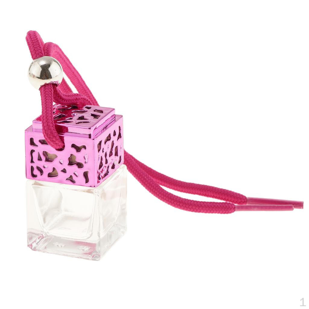 

50x Флакон для автомобильных духов Автостайлинг Освежитель воздуха для эфирных масел Подвеска Подвесной Стеклянный