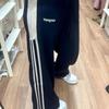 Pantaloni vintage cu dungi pentru femei Harajuku Streetwear Pantaloni de trening Parașuta cu picior lat Pantaloni de sport Hip Hop Casual