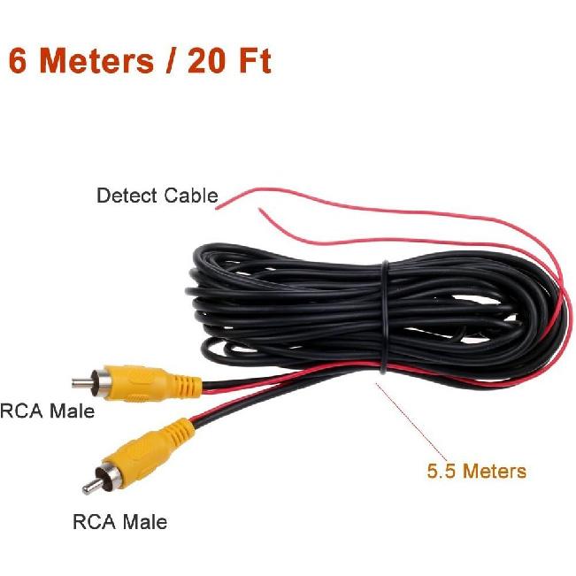 Backup Camera, Car Rear View Camera Backup Cam Bumper Hole Drilling 18mm Mount Universal Fit Parking Assistance Grid Lines
