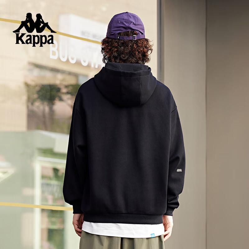 Kappa Unisex 2024 Autumn Hooded Pullover Sweatshirt K0EZ2MT31D L