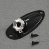 1pcs Boat Style Jack Guitar Output Jack Socket 1/4" 6.35mm For ST Electric Guitar