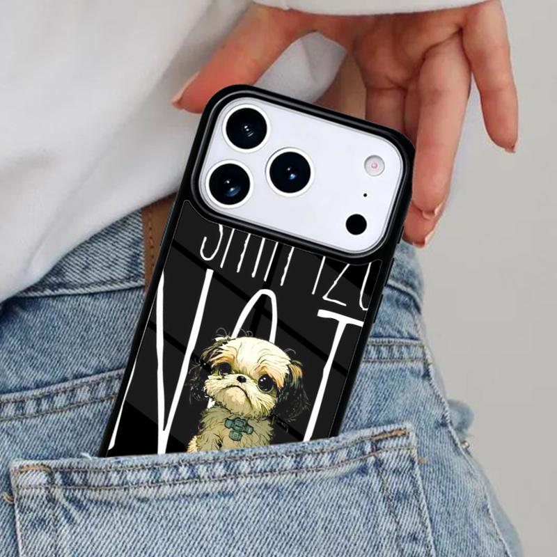 

I-Shih-Tzu-Не Чехол для Телефона для iPhone 16e 15 14 13 12 17 Pro Max Plus Air 17pro Чехол Coque iPhone 13 mini