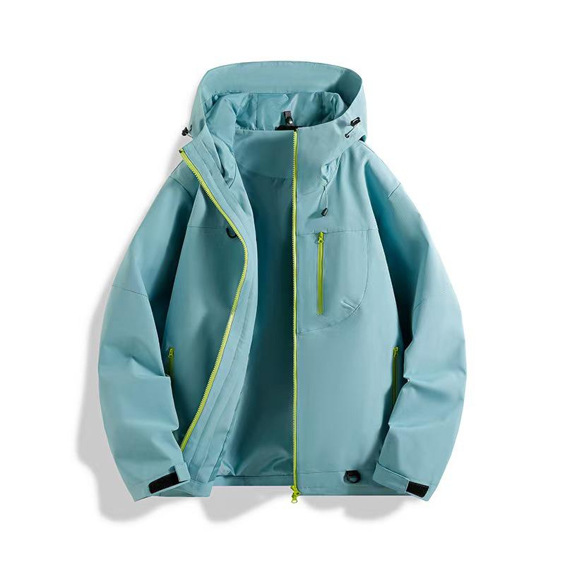 

Женский водонепроницаемый ветрозащитный зимний костюм 3-в-1 для альпинизма с принтом логотипа M