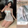 Sexy lingerie sexy perspective mesh small chest suspender nightgown hot passion open crotch free suit