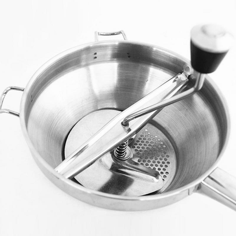 Tłuczek do ziemniaków Sitko Stalowe Narzędzie Młynek Ręczna Sokowirówka Maszyna Stalowa Prasa do puree Sokowirówka Prasa Warzywa Czosnek