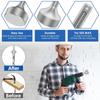 Silver Ground Rod Driver Cap SDS Plus Pad Tool Easy To Install Steel Hammer  Driving Grounding Rods