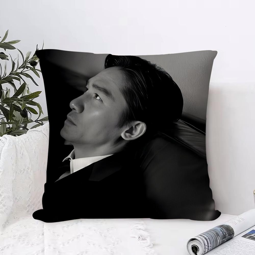 Tony Leung Chiuwai Cushion Cover Piece Short Plush Pillowcase Soft and Washable Mostly Used for Sofa Car