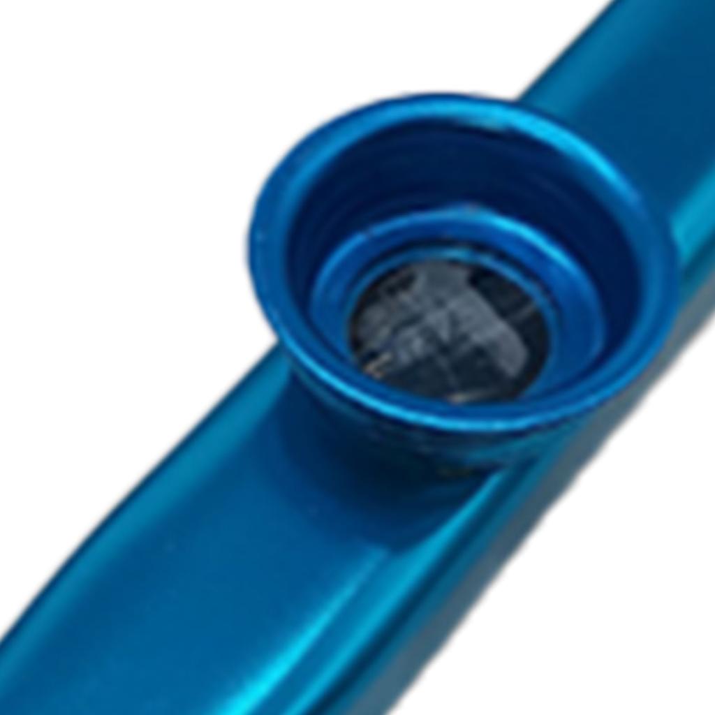 Kazoo Flute Aluminum Easy Playing Professional Kazoo Musical Instrument Gifts Blue