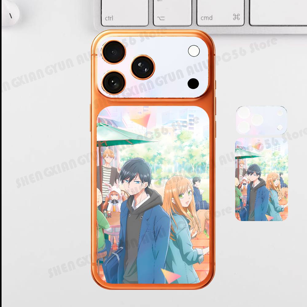 Anime Y-Yamada T-Tendou For Iphone 17 Pro ProMax Back Protective Decorative Sticker Back Cover