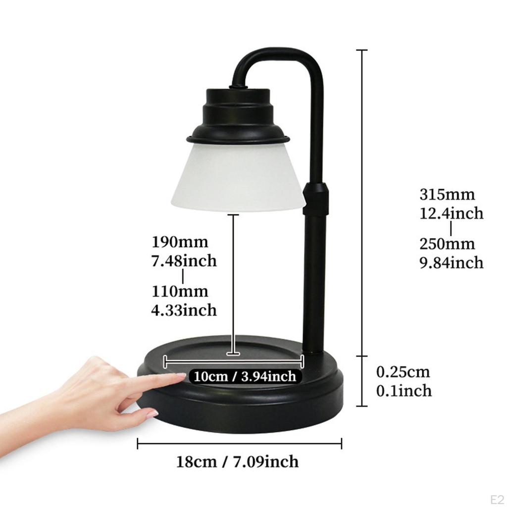 Lampshade Wax Melter Desktop Oil er for Melting Candles Spa