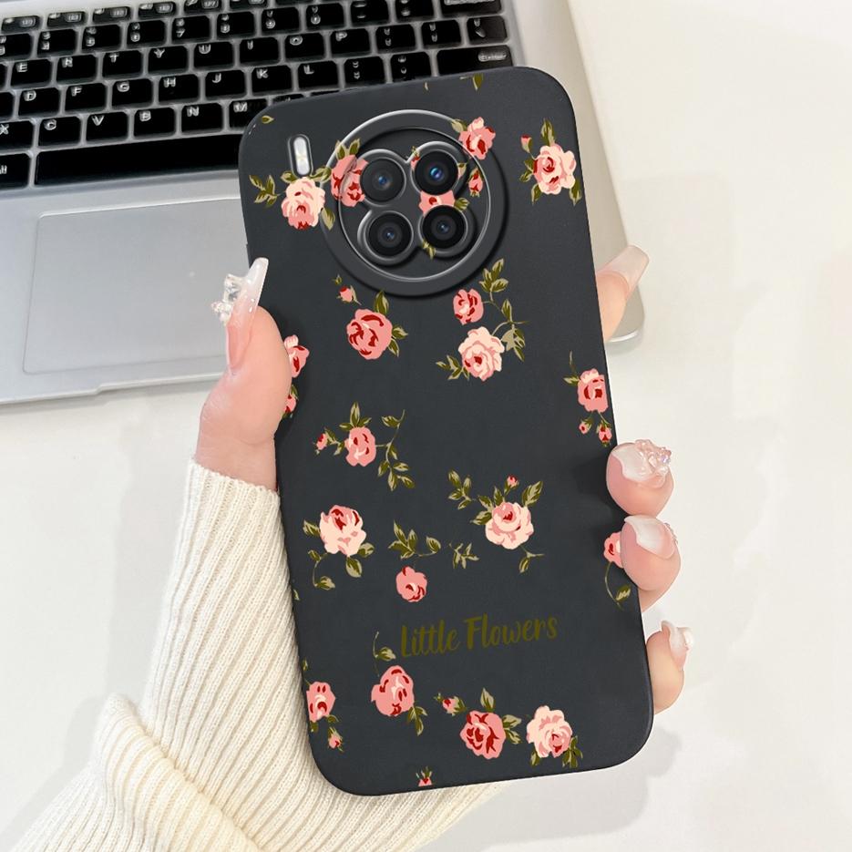 For Huawei Nova 8i Case Honor 50 Lite NTN-L22 Luxury Candy Painted Cover Soft TPU Phone Case For Honor 50 Lite Nova8i Back Cover