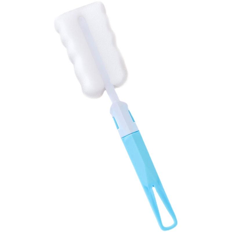 Long Handle Rotating Brush for Cleaning Glasses, Bottles, Teacups, and Baby Bottles