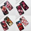 Cover for Xiaomi Poco C75 C65 C85 X7 X6 M8 F7 F8 Ultra F6 Pro Casing Phone Case Red Rose Flower Elegant Bloom Pink Peony