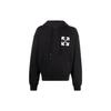 Arrows Print Hoodie OMBB037C99FLE0081001