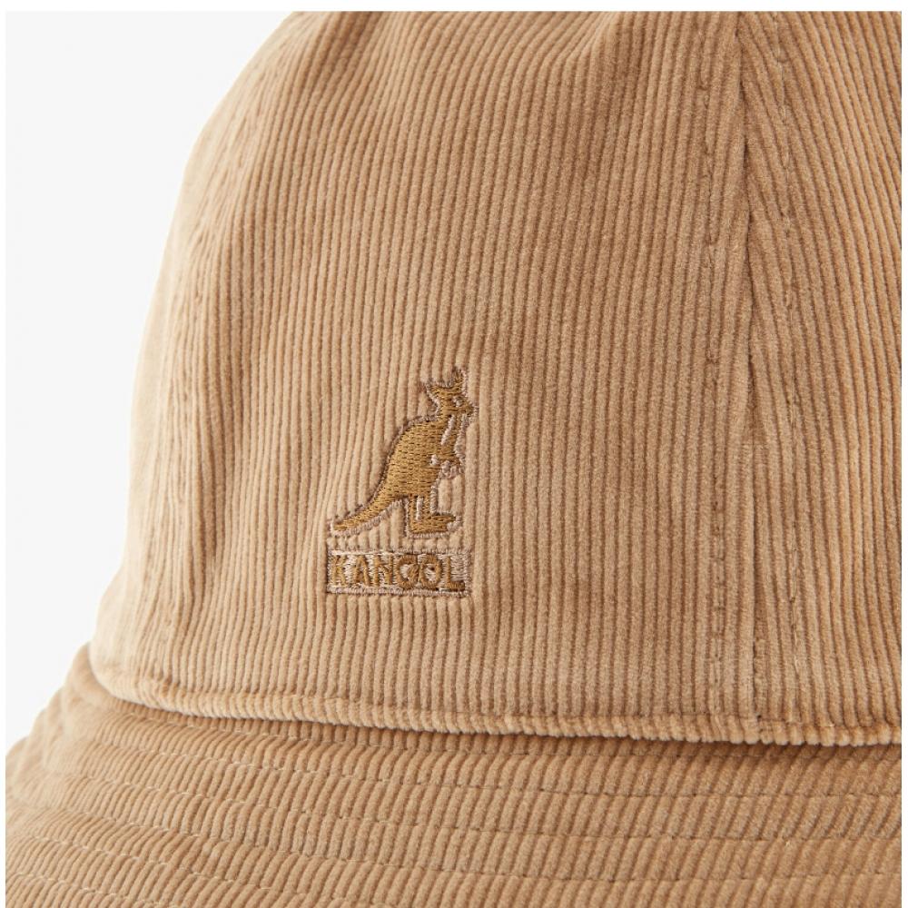 Kangol K5349 Beige Casual Corduroy Bucket Hat