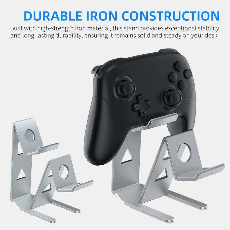 Universal Holder Controller Stand for Controller Cellphone Double Controller Metal Stand Gamepad Holder Gaming Accessory