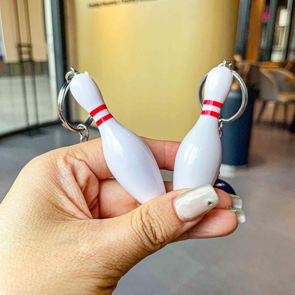 Miniature Bowling Keychain Ideal For Corporate Gifts And Event Promotions Silicone Design
