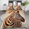 3D Zebra Pattern Home Bedding Set Bedding Cover Pillowcase AU/US/EU Full Size Bedding Set Home Decoration Gift