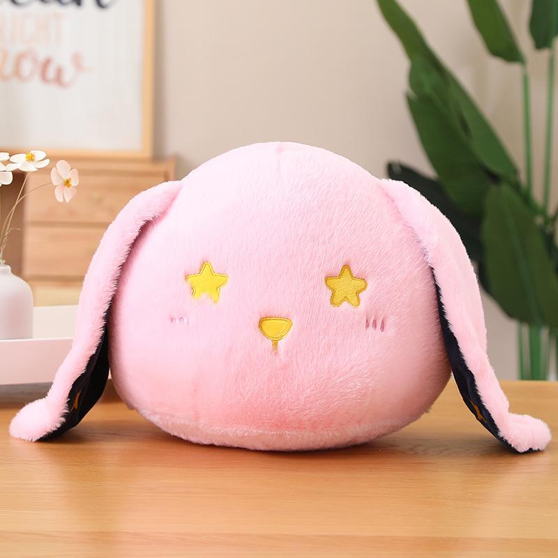 Cute Starry Sky Rabbit Dumpling Throw Pillow Large Bunny Plush Doll Lazy Bed Big Pillow Girl Sleeping Doll