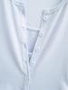 American Style Women's Waist-Cinched Button-Down Cardigan Vest and T-Shirt Two-Piece Set