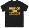 T-shirt Justice Pour les Rouquins Fensive