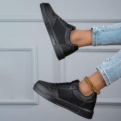 Białe buty damskie trampki oddychające czarne buty odkryte damskie buty na co dzień płaskie buty do chodzenia Plus rozmiar 36-42