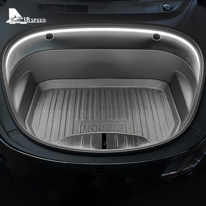 2.4M LED Car Front Trunk Light Strip Easy Tall Modified Lighting for Tesla Model 3 Y Waterproof Neon Lamp Front Trunk LED