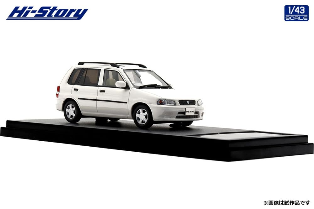 Interallied Hi Story Mazda Demio GL Chaste White Finished Model HS497WH 1/43 (1996)