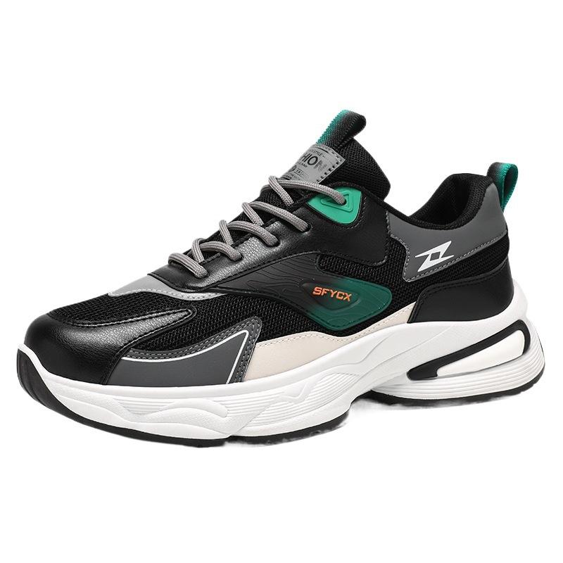 Summer Men's Shoes New Breathable Mesh Sports Shoes Men's Trend Versatile Platform Casual Shoes Trendy Shoes