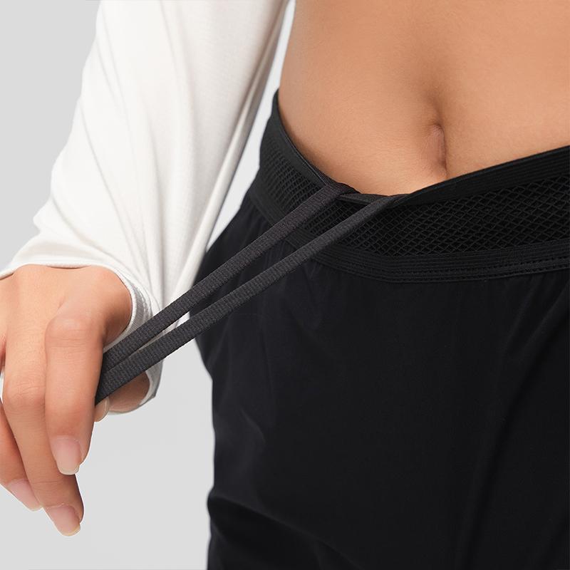 SAUCONY Lightweight Soft Stretch Casual Pants Women Bottoms Black SC1240102A-BK01