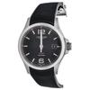 Longines CONQUEST Quartz 5 ATM Water Sapphire Black Stainless Black Men's V.H.P. Watch, Resistant, Crystal, Dial, Steel, L3.726.4.56.9, [Used]