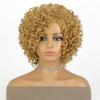 Wigs for Synthetic Fiber Afro Wig Short Haircut Cosplay Drag Queen Wigs Costume Roleplay Curly Wig Student