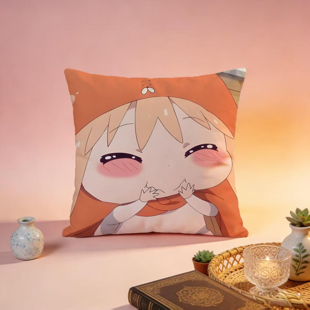Fashion HHimouto Umaruchaning Cushion Cover Premium SkinFriendly Pillow Case MultiPurpose for Home Office Travel