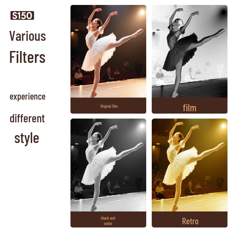 Retro Thumb S150 Student Portable SD Digital Camera with Screen