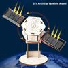 DIY Technology Aerospace Satellite Space Model Solar Artificial Satellite Children's Education Handmade Material Assembly Toy
