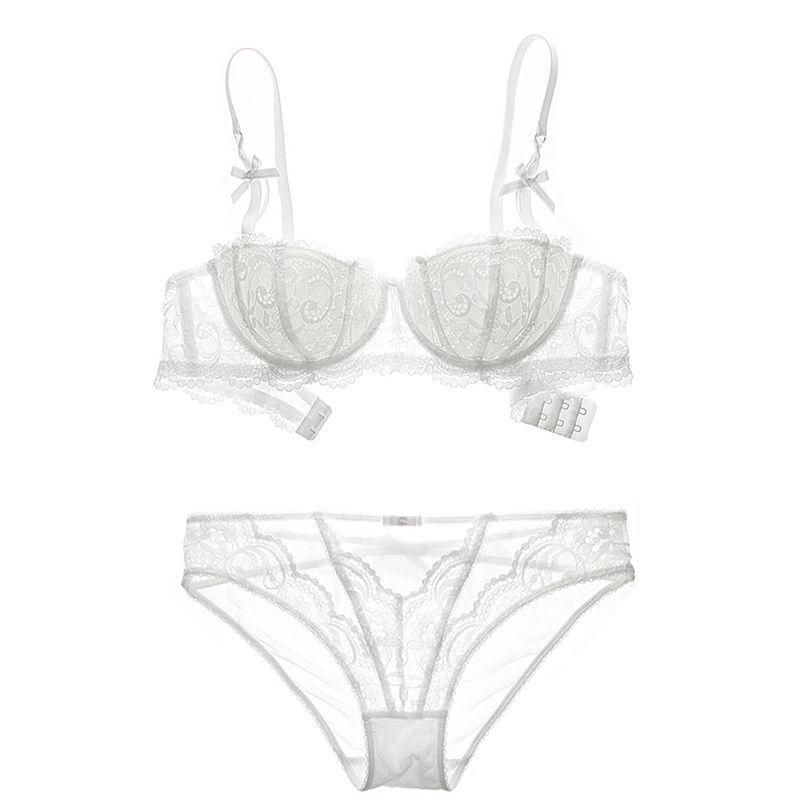 Elegant French Lace Ultra-Thin Bralette – Comfortable, Breathable Design for Small Chests