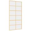 Vidaxl Sliding Door, Gold, 102.5X205 Cm, Transparent ESG Glass