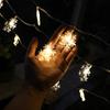 Christmas Fairy Light Snowflake LED String Light Garland Decoration for Home Xmas Santa Claus Gifts New Year Ornament