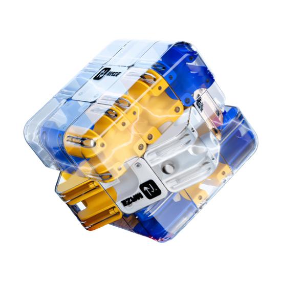 1/2Pcs 3D Puzzle Maze Cube Educational Brain Teaser Handheld Rolling Ball Maze Cube Spatial