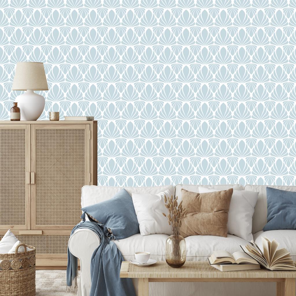 Geometric Ornaments Wallpaper for Living Room and Bedroom 50x1000