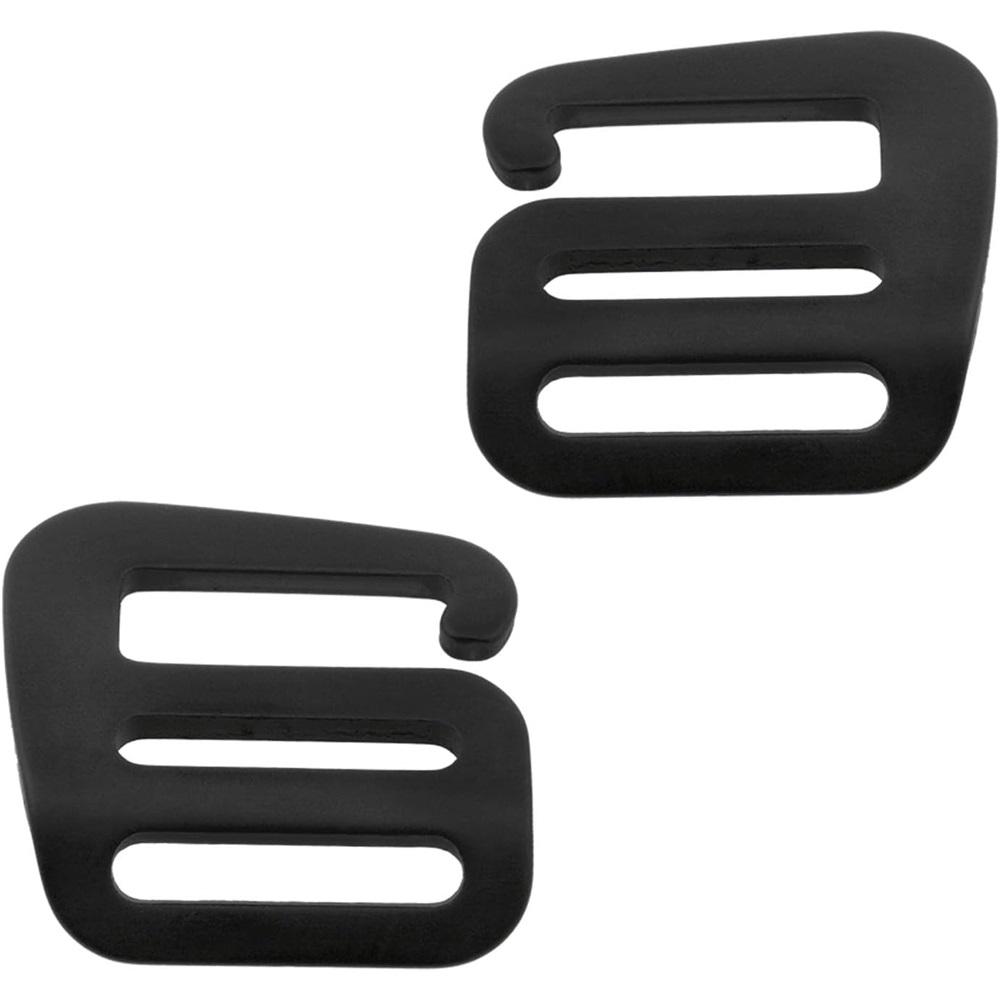 8Pcs 1 Inch Aluminum G Strap Buckles, 4 Left & Right Webbing Clips, Metal Replacement Buckle For Backpack Luggage Handbag DIY Sewing Accessories