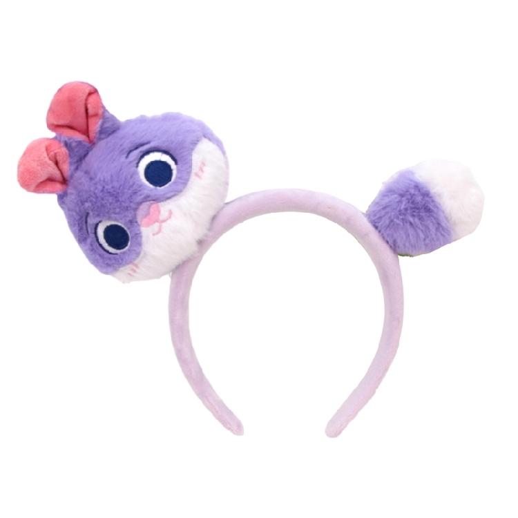 Lightweight Animal Ear Hairband For Active Kids Comfortable Cloth Hair Accessory For Daily Wear Photography