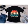Cycologist T Shirt Bike Lover Cycling Vintage Washed Slightly Stretched Breathable Designer Clothes Fashion