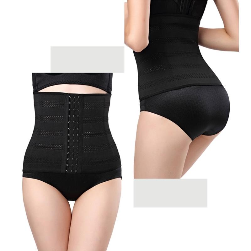 Waist Trainer for Women Breathable Underbust Waist Cincher Trimmer Corsets Hourglass Body Shaper Sport Girdle with Hooks