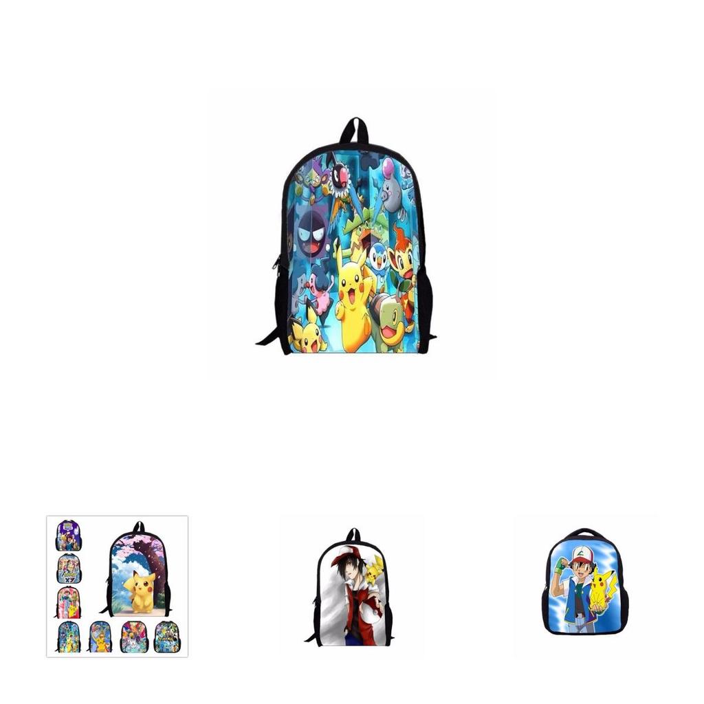 Pokemon Galaxy Backpack Travel Laptop School Shoulder Bag Rucksack 2017 New