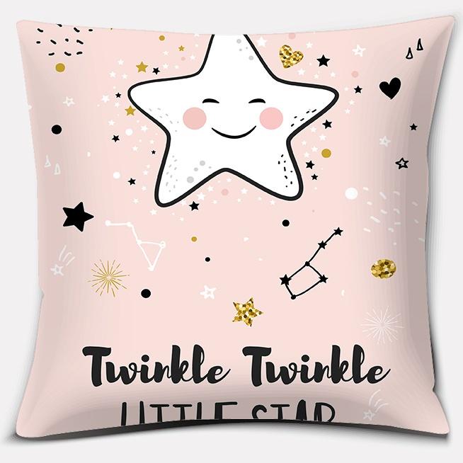 Nordic Modern Pink Series Pillow Gift Home Office Decoration Pillow Bedroom Sofa Car Cushion Cover (45Cm * 45Cm)