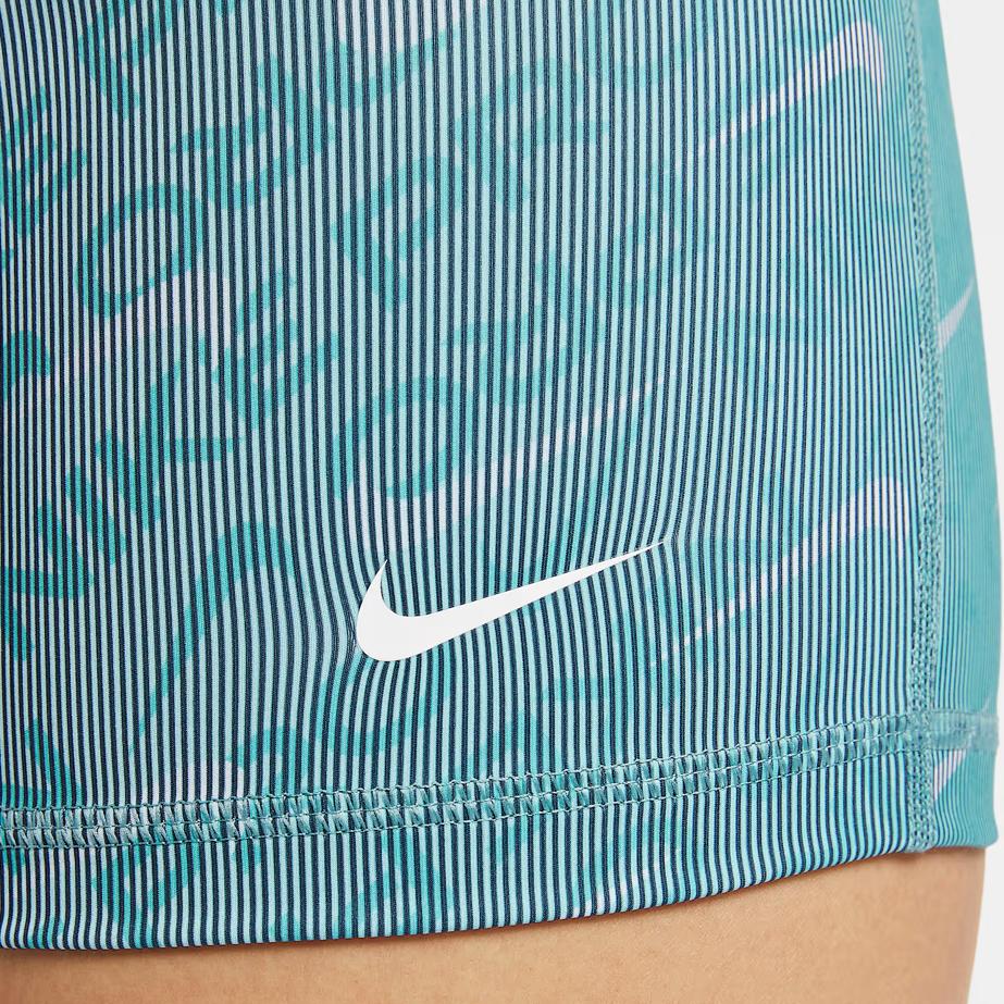 Nike Pro Cómodo Moda Versátil Suave Pantalón de Ciclismo Parte Inferior para Mujer Azul HM6094-345