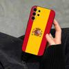 S-Spain Spanish Flag Art  Phone Case For Samsung S25,S24,S21,S22,S23,S30,Ultra,S20,Plus,Fe,Note,10,9,5G Black Cover
