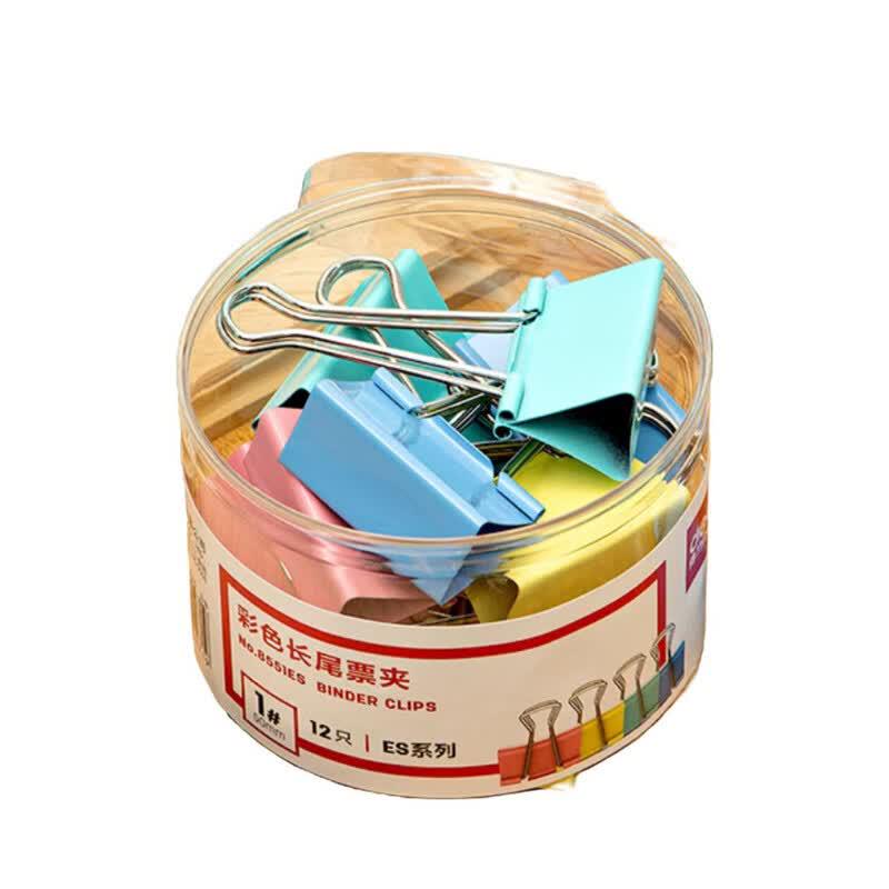 Deli 8551ES Colored Binder Clips