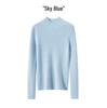 Women's Thick Warm 100% Pure Cashmere Short Slim Fit Half Turtleneck Sweater - Perfect Layering Piece